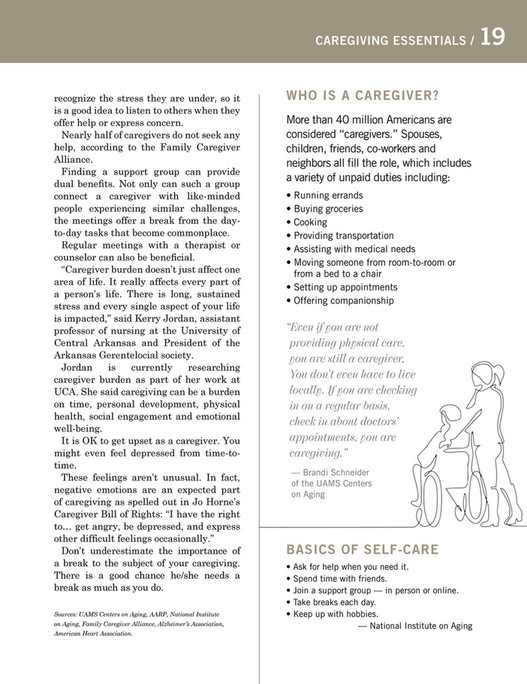Arkansas Caregiver Resource Guide - 2019 | ABPG - Page 18-19