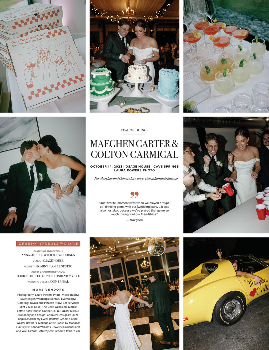 Arkansas Bride - Fall/Winter 2024 - Page 66-67, image size:878x1140