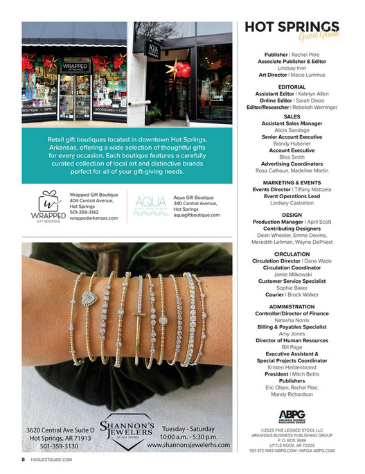 Spring Brock Hot Springs Guest Guide - 2025 | ABPG - Page 10-11
