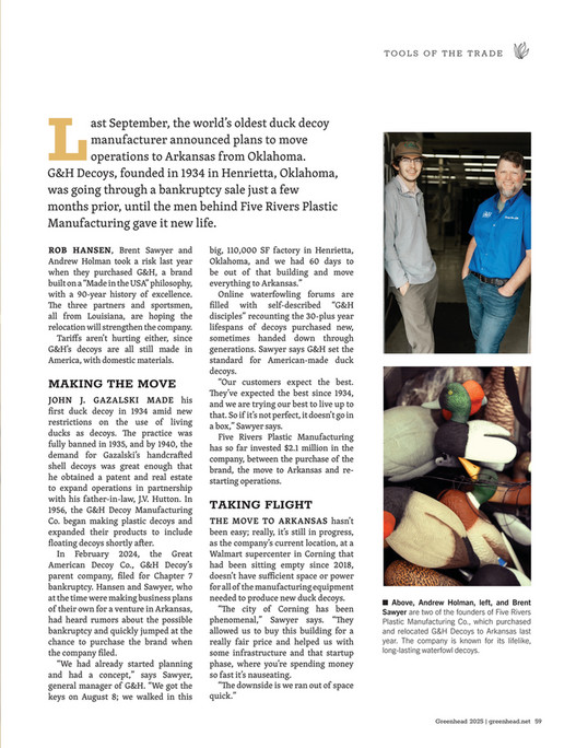 Saran Hutton Greenhead - 2025 | ABPG - Page 60-61